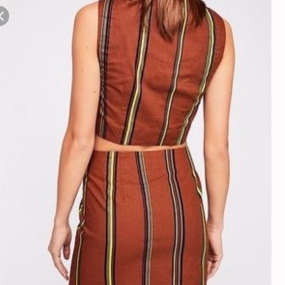 Free people brown skirt set NWOT - Picture 2 of 8